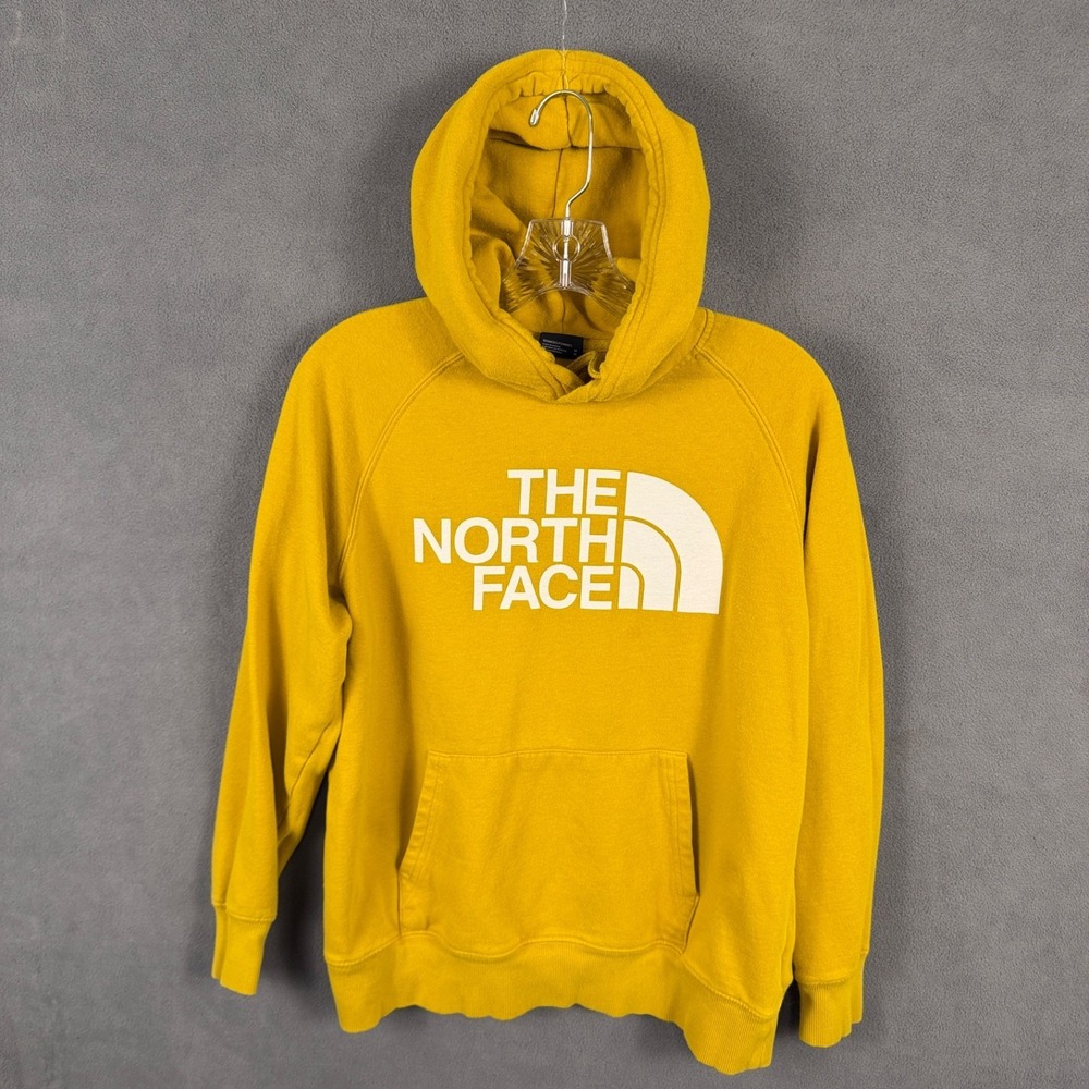 The North Face Womens Size M Mustard Yellow Hoodie‎ Outdoor Hiking Climbing